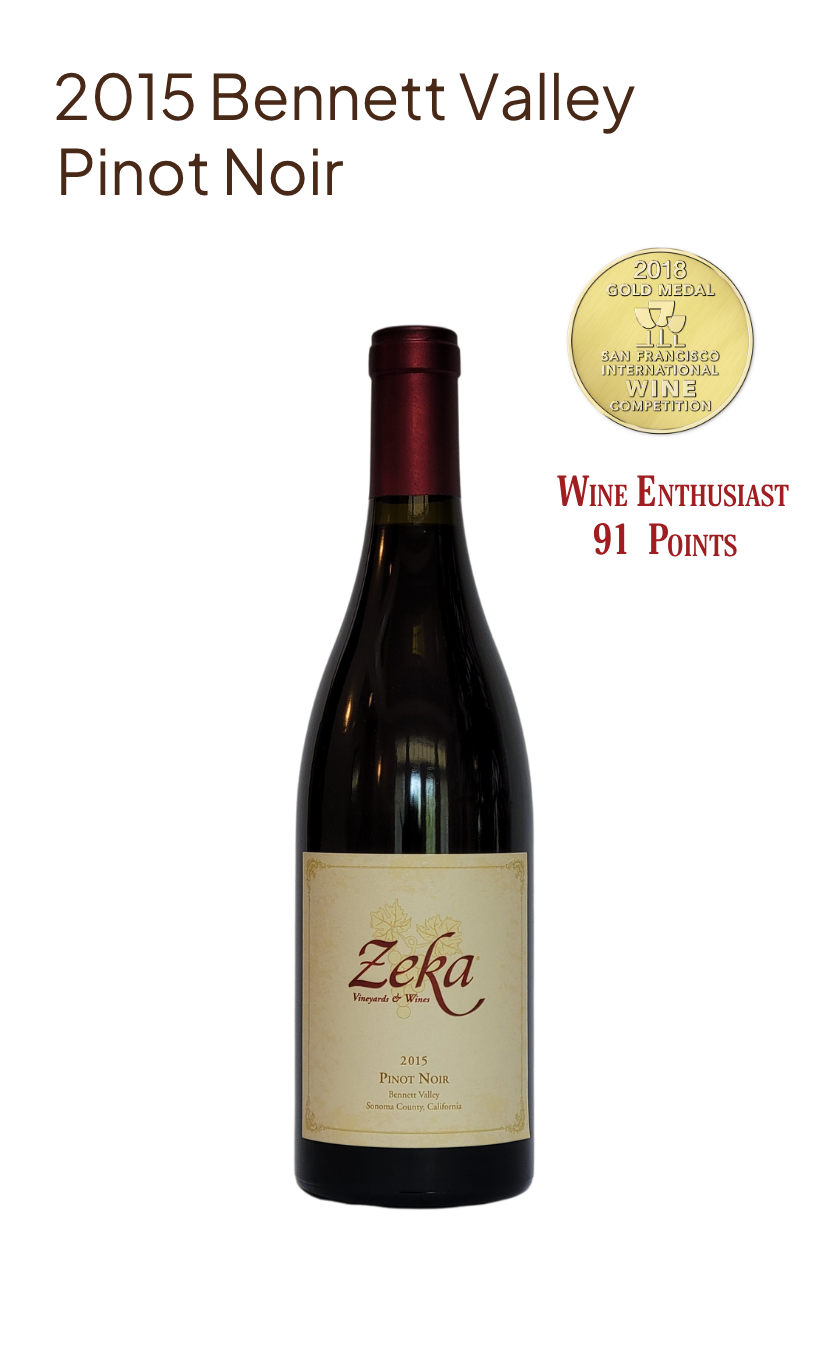 2015 Bennett Valley Single Vineyard Pinot Noir