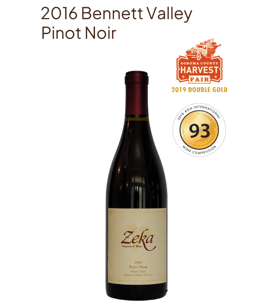 2016 Bennett Valley Single Vineyard Pinot Noir