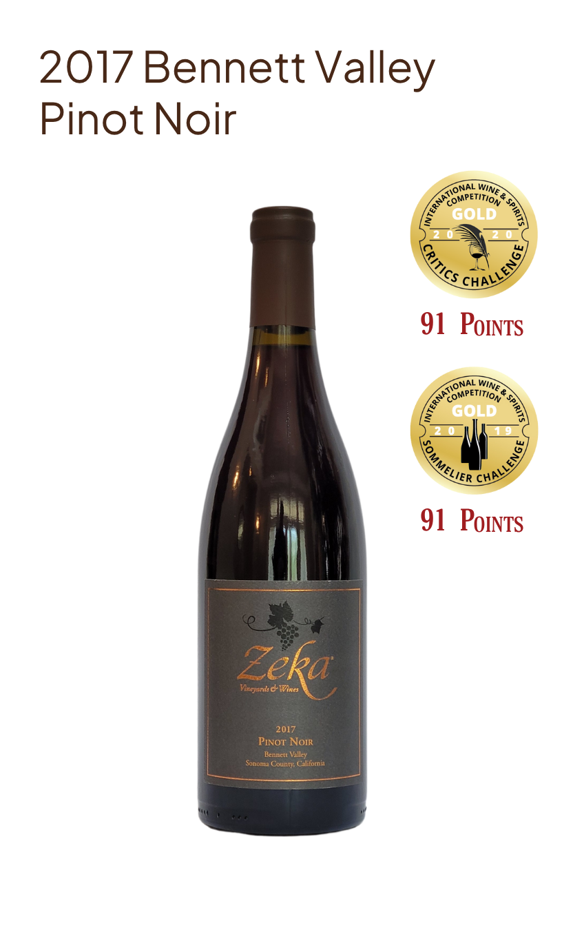 2017 Bennett Valley Single Vineyard Pinot Noir