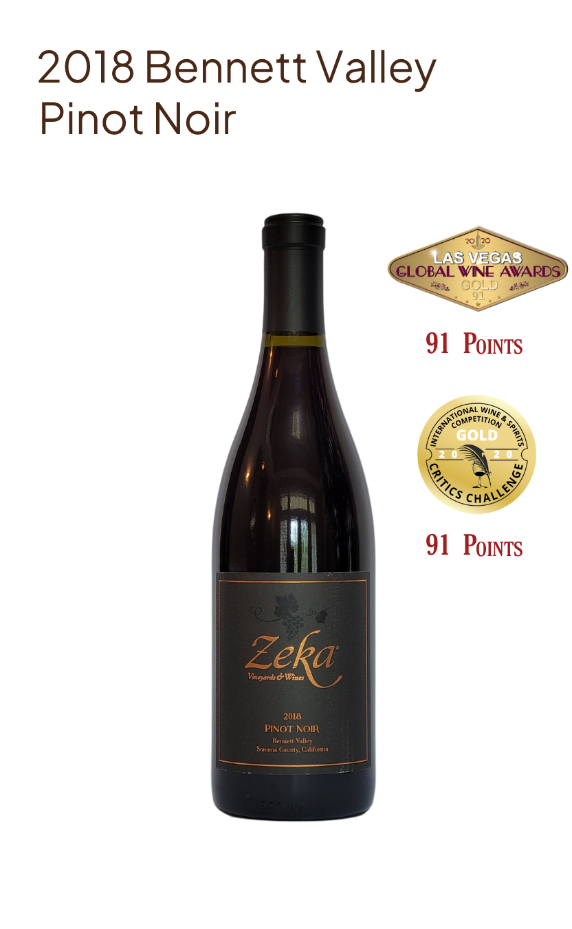 2018 Bennett Valley Single Vineyard Pinot Noir