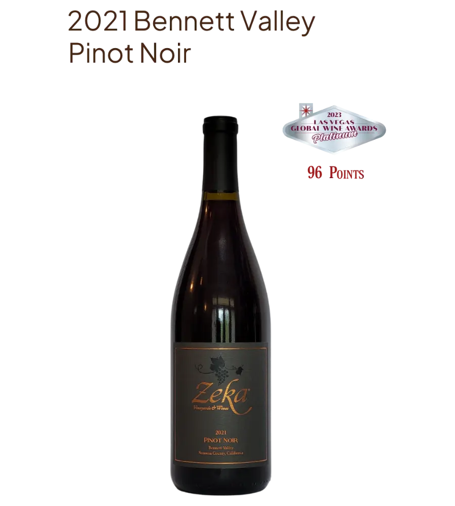 2021 Bennett Valley Single Vineyard Pinot Noir