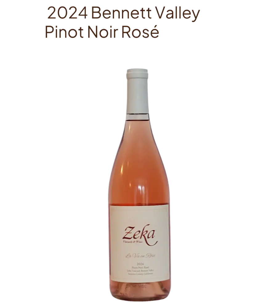 2024  Bennett Valley Single Vineyard Rose of Pinot Noir