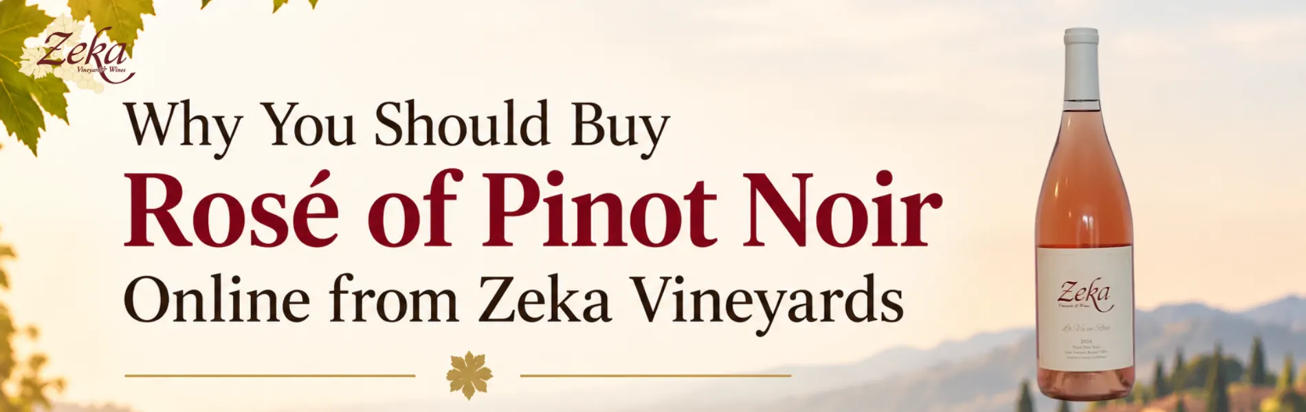 Buy Rosé of Pinot Noir Online
